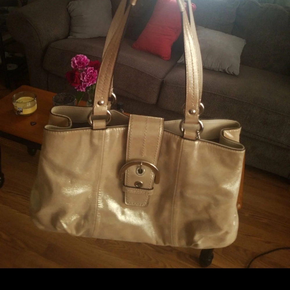 Coach leather bag